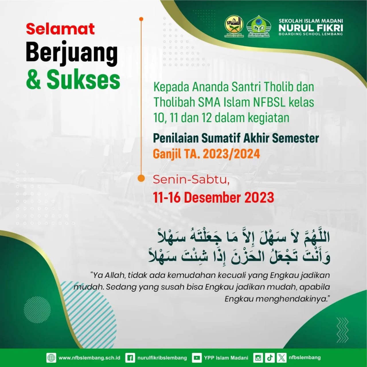 Ujian Akhir Semester NFBSL