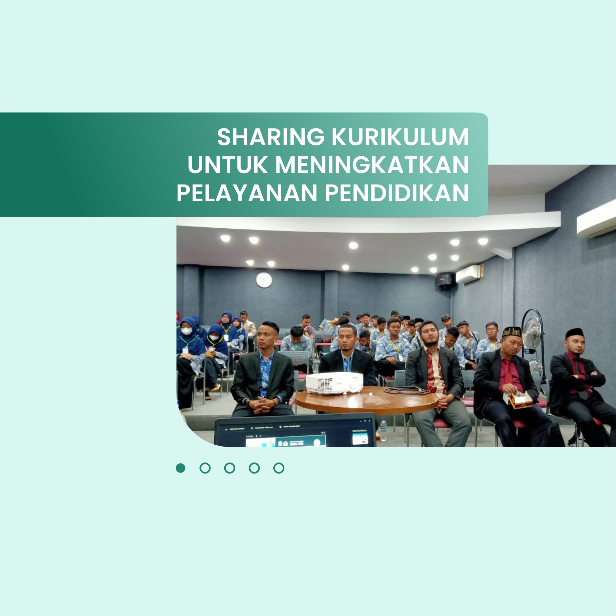 SHARING KURIKULUM UNTUK MENINGKATKAN PELAYANAN PENDIDIKAN “Studi Banding SMP Islam Terpadu Bina Insani Metro”