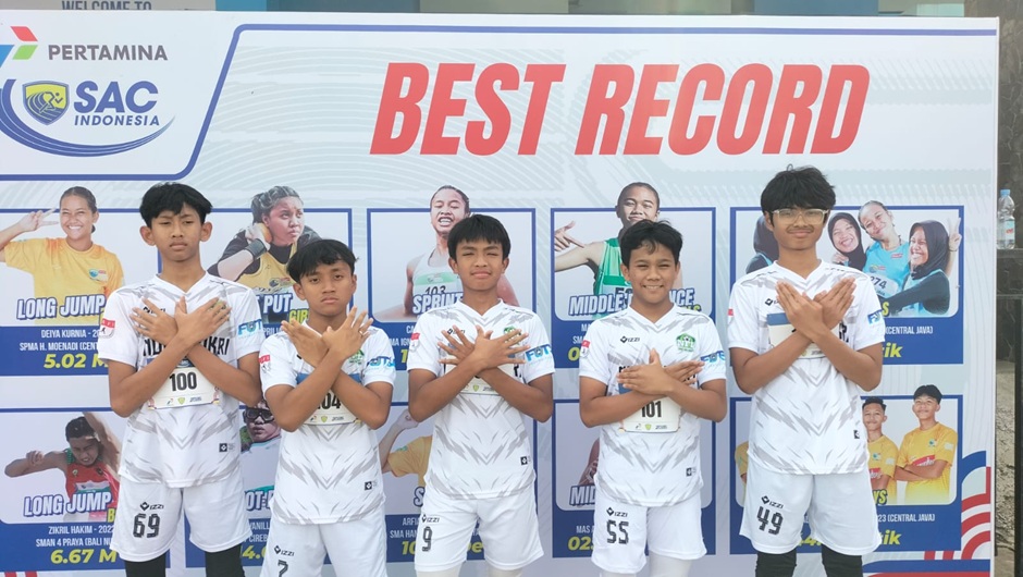 Santri SMP Nurul Fikri Boarding School Lembang Ikuti Student Athletics Championship Indonesia 2024