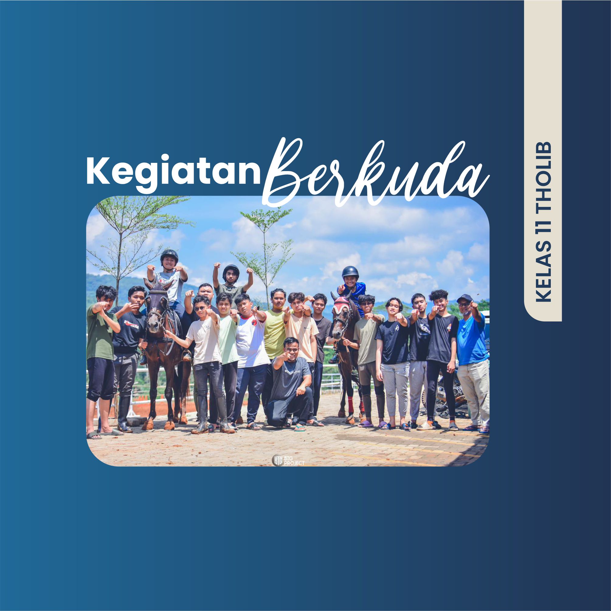 HORSE RIDING ACTIVITY OF SANTRI THOLIB SMA KELAS 11