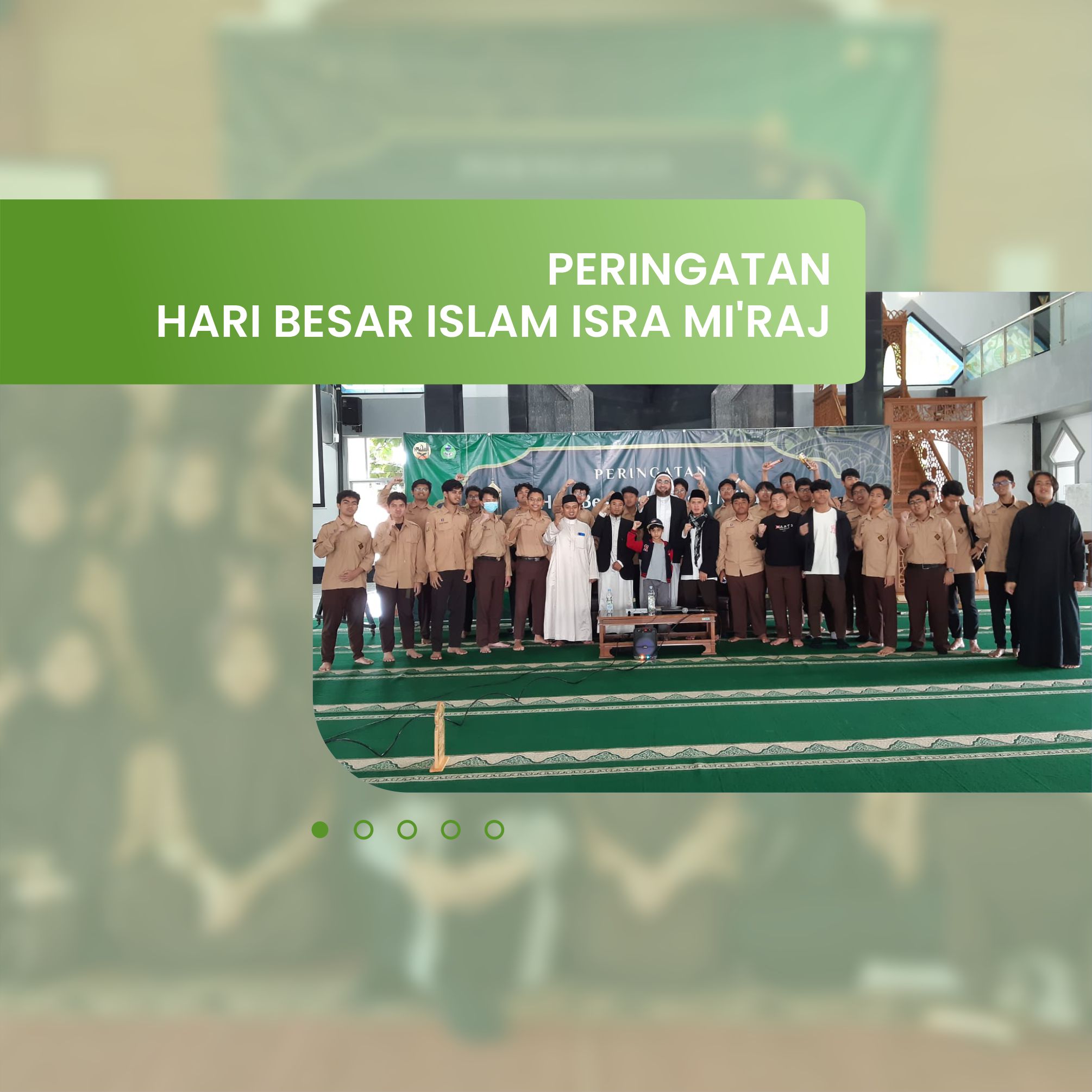PERINGATAN HARI BESAR ISLAM ISRA MI’RAJ