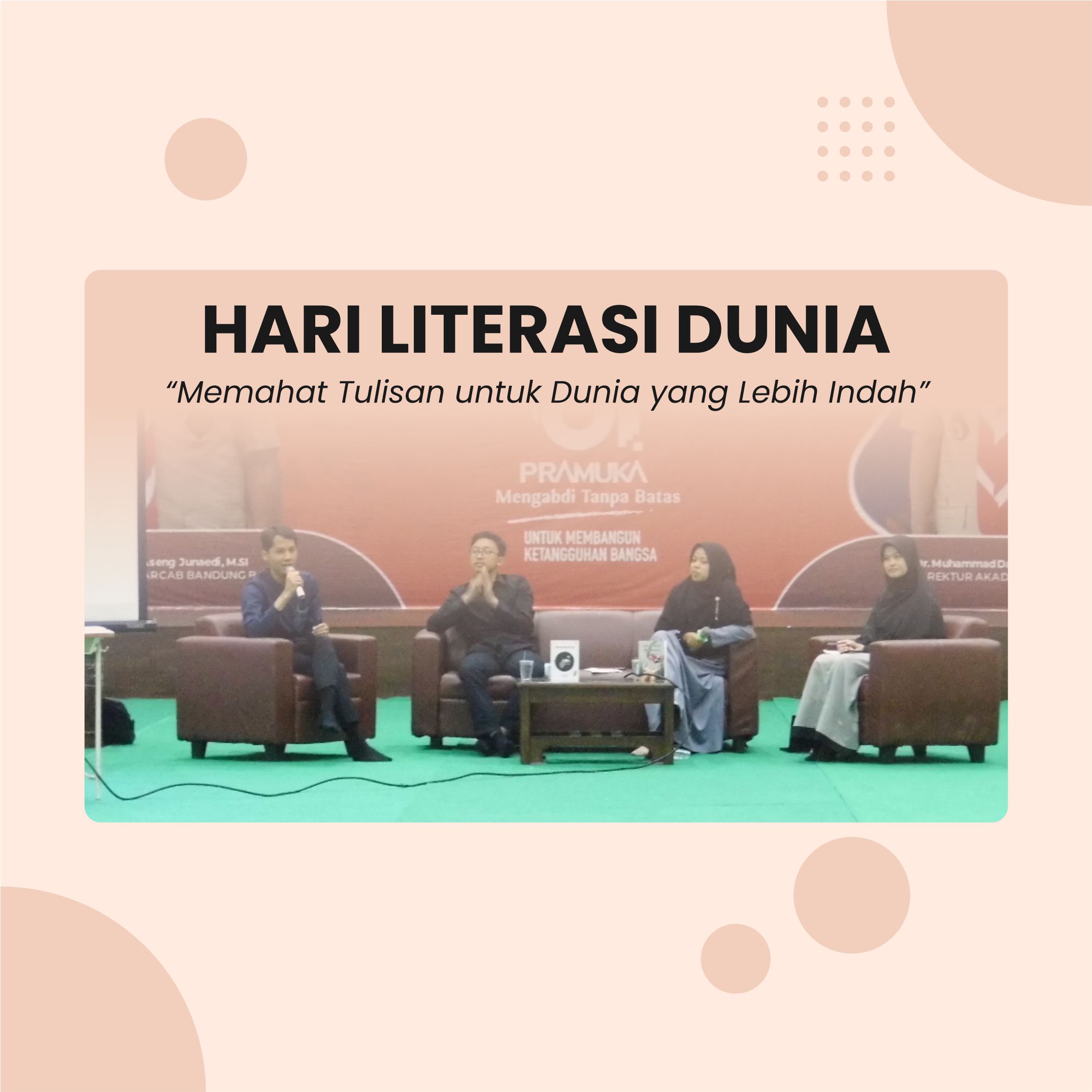 HARI LITERASI DUNIA “Memahat Tulisan untuk Dunia yang Lebih Indah”