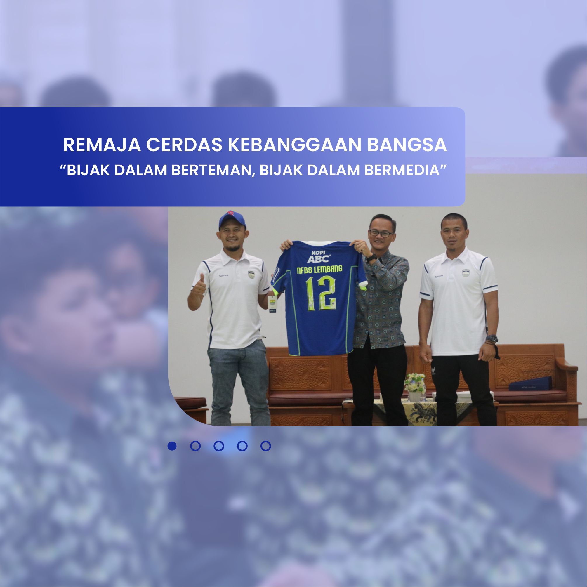 PERSIB GOES TO SCHOOL “BENGKEL” PENGEMBANGAN MINAT DAN BAKAT SANTRI