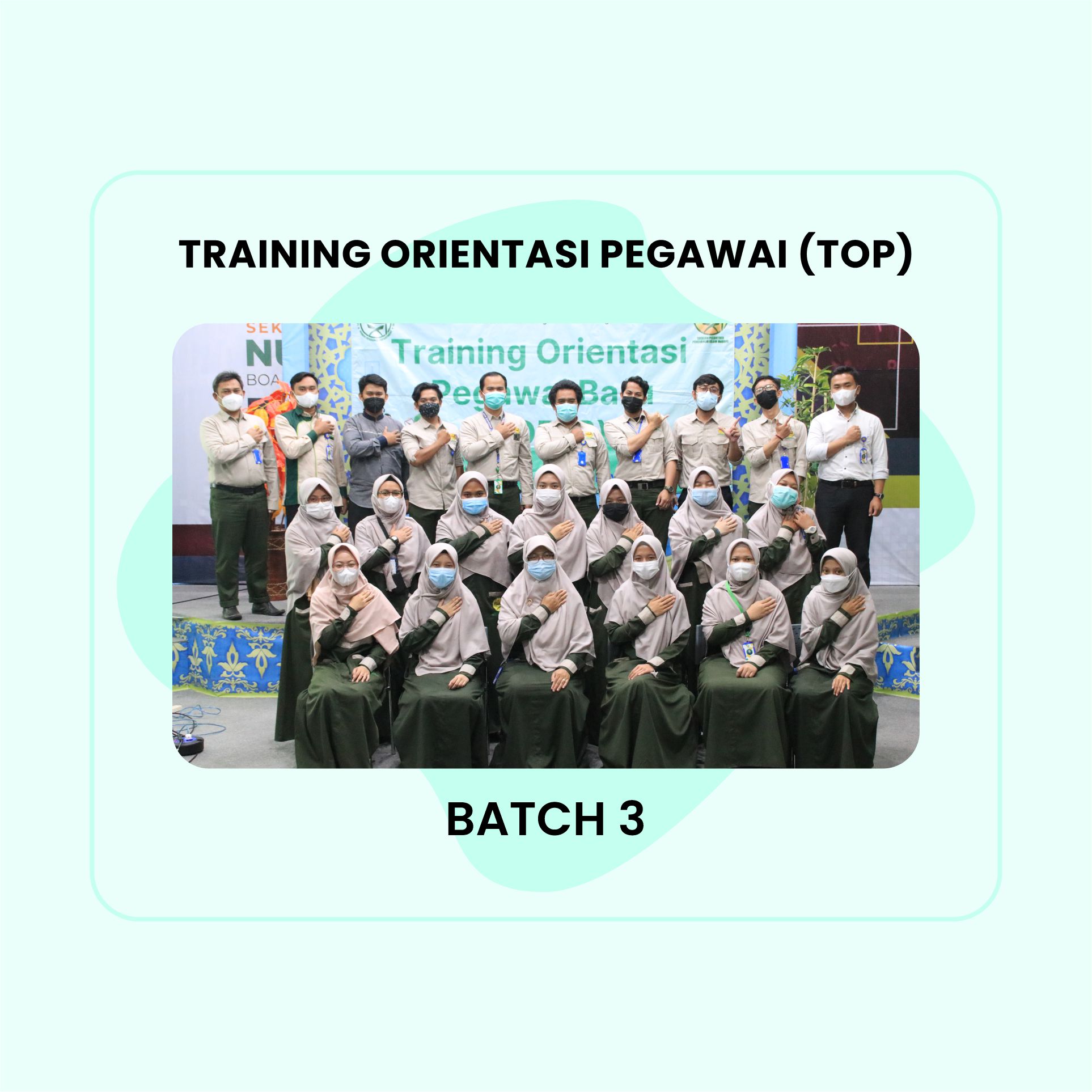 SEKOLAH ISLAM MADANI NURUL FIKRI BOARDING SCHOOL LEMBANG KEMBALI MENGADAKAN TRAINING ORIENTASI PEGAWAI BARU BATCH 3