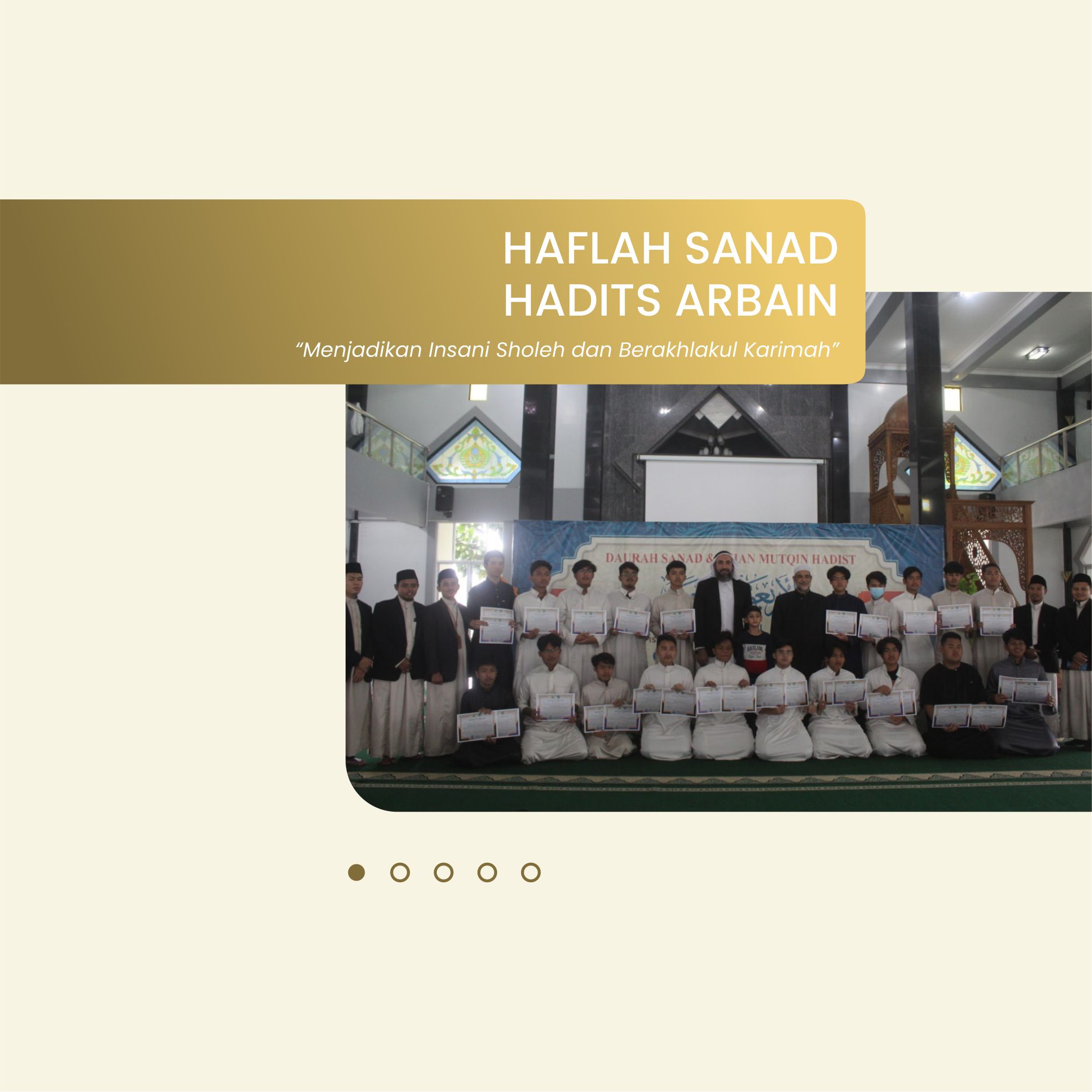 HAFLAH SANAD HADITS ARBAIN SANTRI NFBS LEMBANG