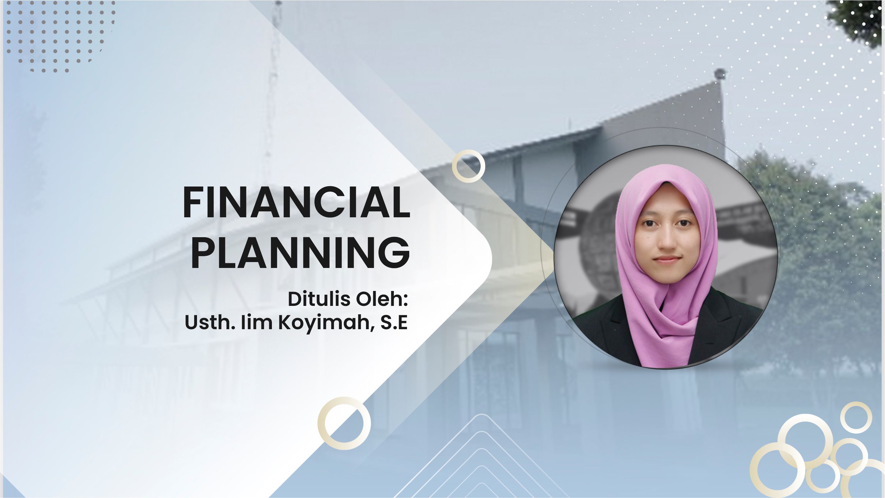FINANCIAL PLANNING