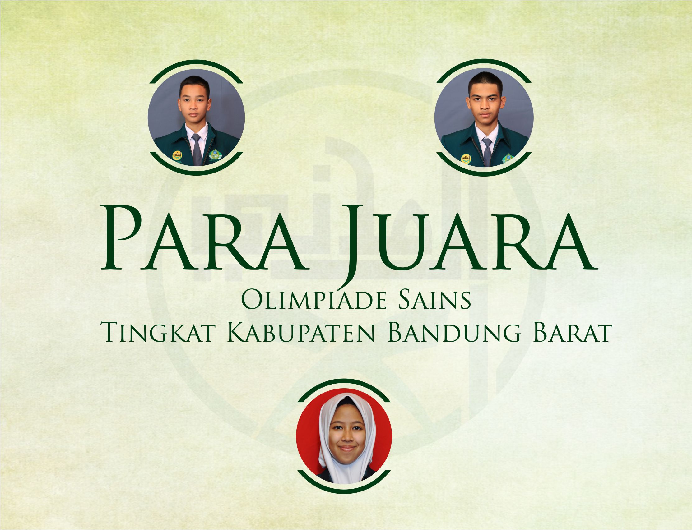 SMA Nurul Fikri Boarding School Lembang Juara Olimpiade Sains Tingkat Kabupaten