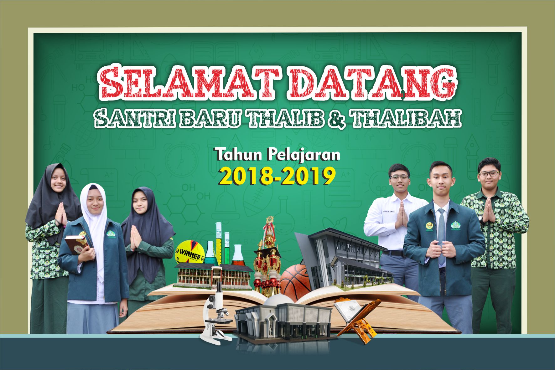 SELAMAT DATANG SANTRI BARU NFBS LEMBANG TAHUN PELAJARAN 2018/2019